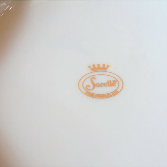 NEW Sorrel English Rose CAKE PLATTER STAND & SERVER Porcelain Pedestal Roses BOX - Picture 8 of 10